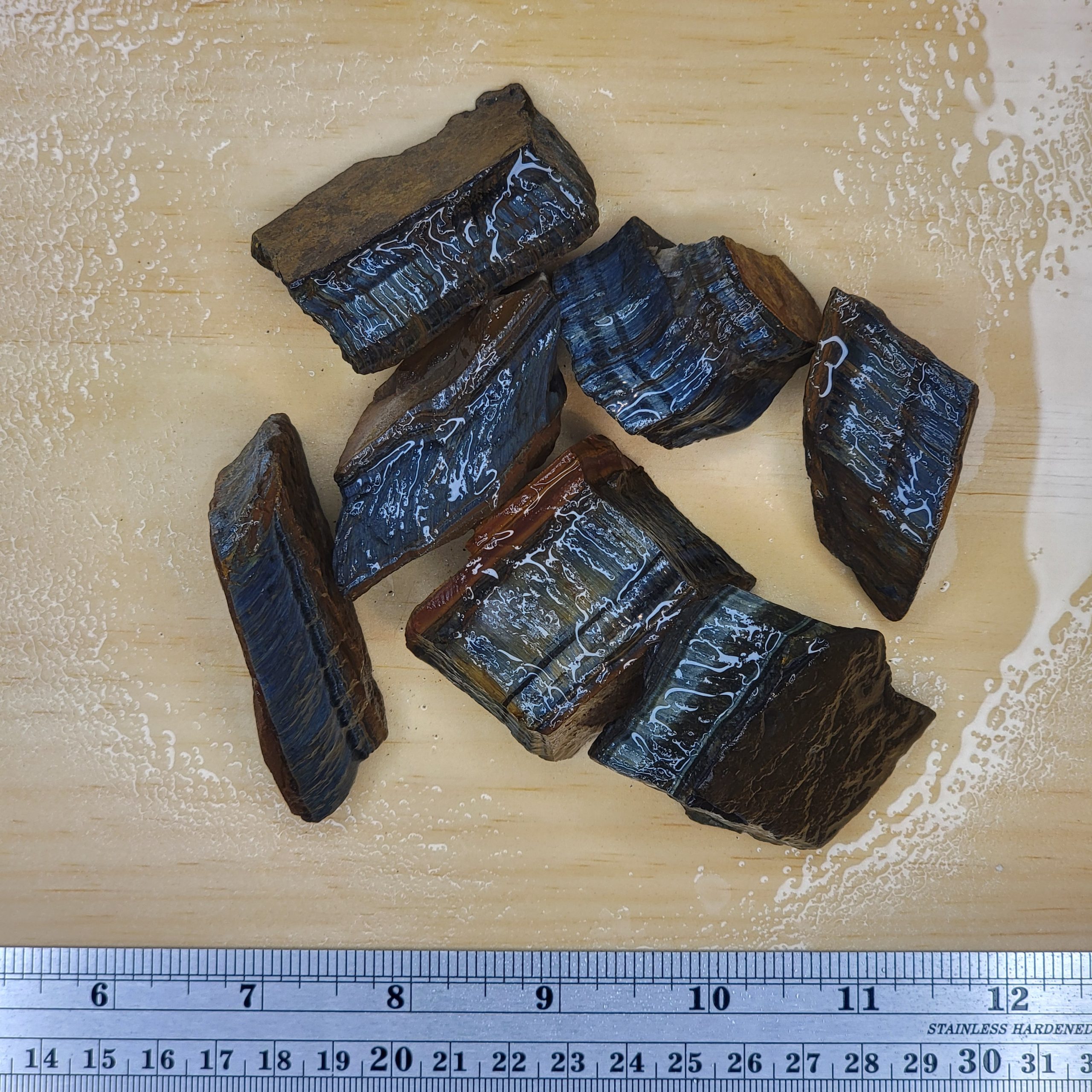 Blue Tiger Eye Rough - Image 2